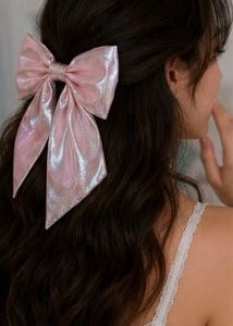 Pink Bow Hair Clip