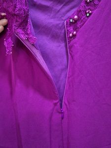 Elegant Purple Maxi Dress