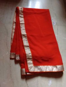 Elegant Blue and orange lehenga