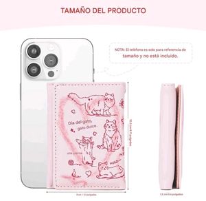 Cute wallet WITH A CAT KEYCHAIN