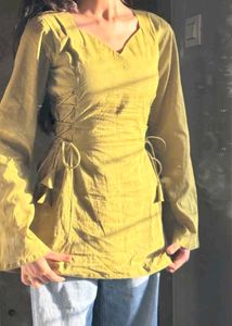 Flowy Bell Sleeve Kurta