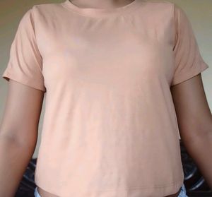 Peachy Cut-Out Sleeve Top