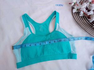 Teal Sports Bra