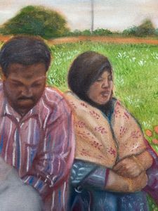 “A GHOST IN MY OWN LIFE” 12x16 oil painting