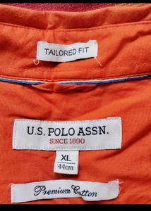 Men's Orange Full Sleeve Shirt  👔