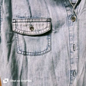 Denim Shirt Dress