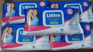Little's Soft Cleansing Baby Wipes (Pack of 5)