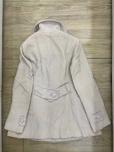 Cream Wool Blend Coat - Fix Rate