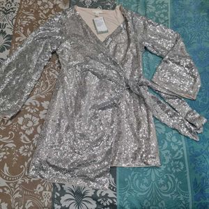 Sparkling Wrap Dress