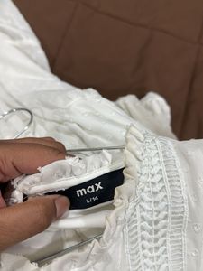 Elegant White Tiered Maxi Dress