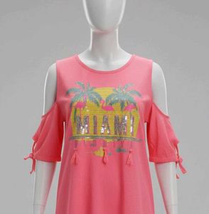 Miami Flamingo Girls Top buy 2 get two