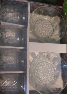 4 pieces cup with 2 piecesserving bowl✨️