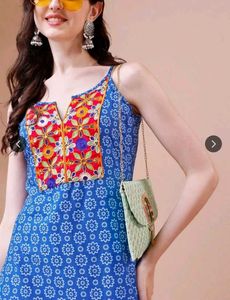 Blue cotton Kurta