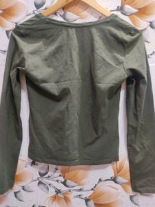 Green Zara s size top for women