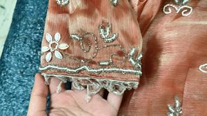 Elegant Peach Lehenga Choli Set