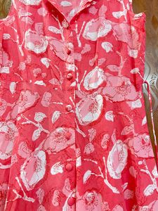 Shirt Style Pink Kurta