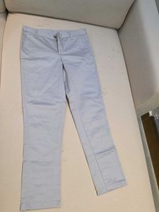 Light Blue Casual Pants