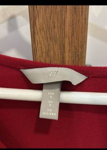 H&amp;m new red Dress