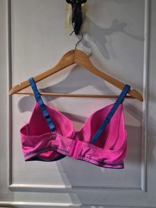 Vibrant Pink Padded underwired Bra