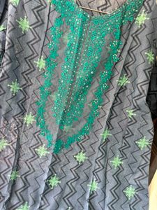 Pakistani stitched suit with embroidery