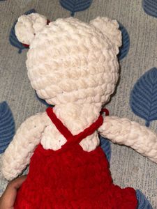 Handmade Crochet Hello Kitty Plush Toy