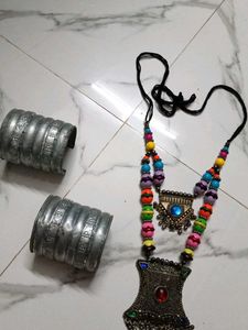 Boho Tribal Necklace &amp; Bracelet Set