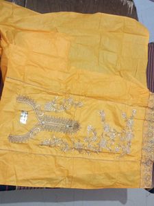Yellow Embroidered Kurta Set
