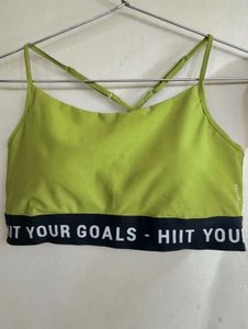 Lime Green Sports Bra