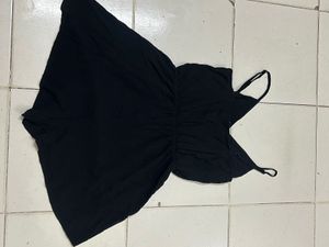 Black Spaghetti Strap Romper