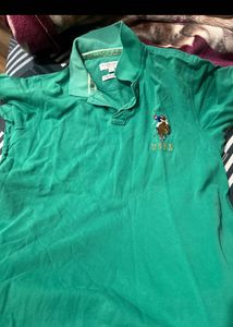 U.S. Polo Assn. Green  Shirt XL Size