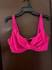 Vibrant Pink Palazzo Pants &amp; Crop Top Set