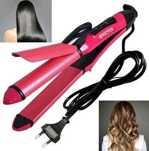 2-in-1 Hair Curler &amp; Straightener