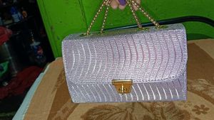 Sparkly brand new Pink Chain Handbag