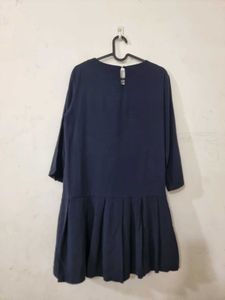 012 Korean Pleated Hem Dress