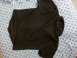 Coffee Brown Crop Shirt