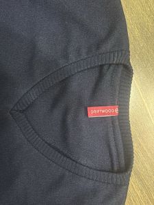 Navy Blue Long Sleeve Top
