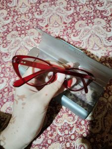 Red Cat-Eye Eyeglasses