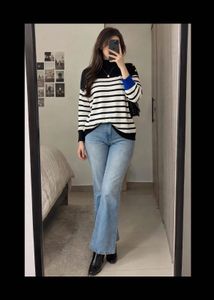 Ralph lauren Striped Turtleneck Sweater