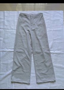 Classic Beige Wide Leg Trousers