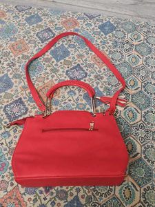 Chic Red Handbag
