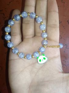 Cute Panda Charm Beaded Bracelet