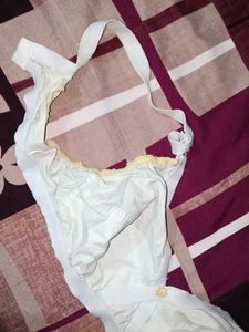 Comfortable White Cotton Bra