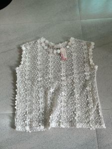 Sheer Floral Lace Top