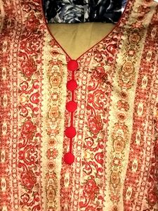 Almost New Tailor Made Pure Cotton With Salwar Dup