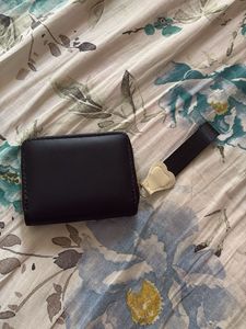 Chic Quilted Wallet with Wrist Strap