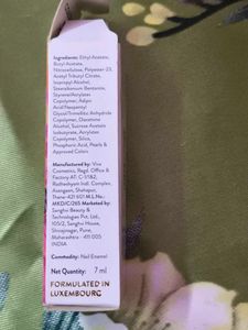 MyGlamm LIT Nail Enamel matte flex