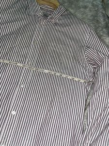 MANGO MAN Men's Striped Shirt
