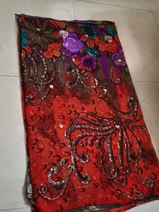Elegant Floral Saree
