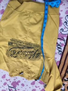 Vintage Yellow Unisex Sweat for 5-7 years kids