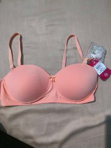 Peach Padded Bra